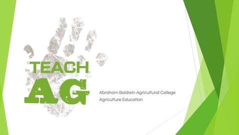 Thumbnail for entry Agricultural Education