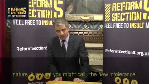 Thumbnail for Rowan Atkinson on England and Freedom of Speech