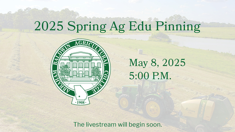 Thumbnail for 2025 Spring Ag Edu Pinning