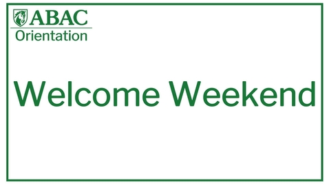 Thumbnail for Welcome Weekend