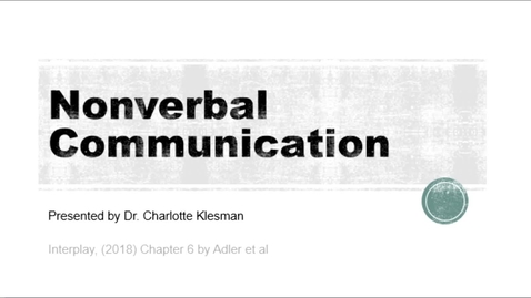 Thumbnail for Wk7 C2100 Nonverbal - September 21st 2020, 10:11:35 pm