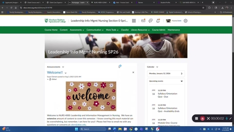 Thumbnail for NURS 4000 Orientation SP26