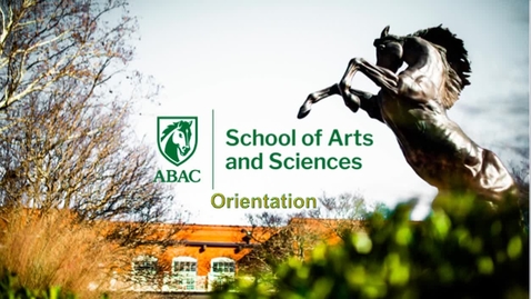 Thumbnail for entry School of Arts and Sciences Orientation