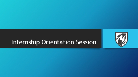 Thumbnail for entry Internship Orientation Session 2024