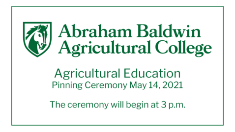 Thumbnail for Agricultural Education Pinning Ceremony 