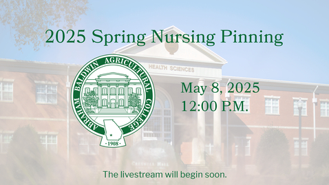 Thumbnail for 2025 Spring Nursing Pinning