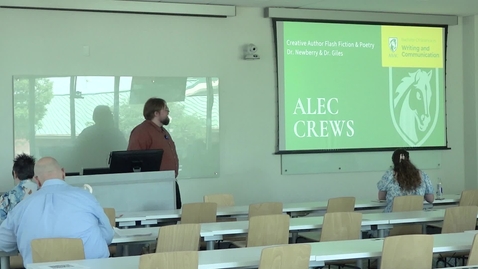 Thumbnail for 2026 STEPs Symposium Oral Presentation - A Compilation of Poetry and Flash Fiction - Alec Crews