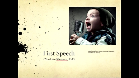 Thumbnail for First Speech- August 16th 2020, 12:13:43 pm
