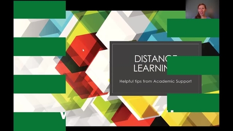 Thumbnail for entry Distance Learning- Prepare for the Transition