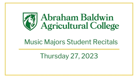 Thumbnail for Music Students Recital Spring 04/27/2023