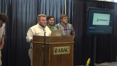 Thumbnail for 2026 STEPs Symposium Oral Presentation - ProPreserve - Michael Meschi, Langley Belcher, James Miles, Dylan Bozeman, William Holiday