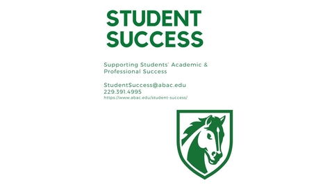 Thumbnail for Student Success - A quick intro