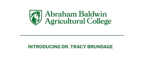 Thumbnail for Dr. Brundage Campus Address