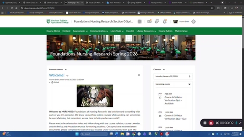 Thumbnail for NURS 4050 Orientation SP26