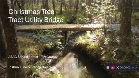 Thumbnail for Josh Kline &amp; Freddy Najera Christmas tree tract utility bridge