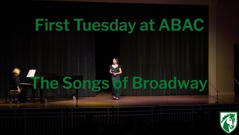 Thumbnail for First Tuesday Songs of Broadway 2024