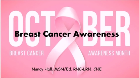 Thumbnail for Breast Cancer Awareness- October 1st 2020, 5:47:07 pm
