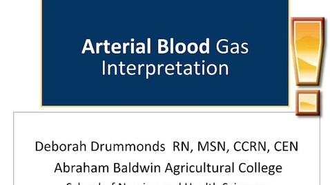 Thumbnail for Drummonds Arterial Blood Gas Interpretation Feb 17 2020