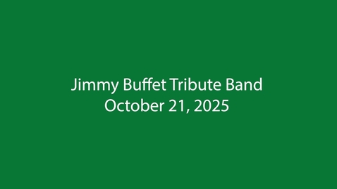 Thumbnail for Jimmy Buffett Tribute Band - October 21, 2025