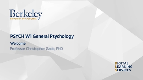 Thumbnail for entry General Psychology