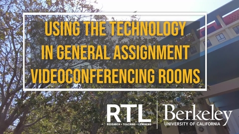 Thumbnail for Using the Technology in General Assignment Videoconferencing Rooms