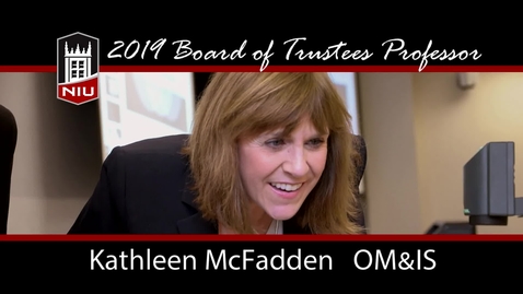 Thumbnail for entry 2019 NIU Board of Trustees Professor - Kathleen McFadden