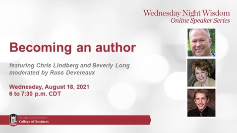 Thumbnail for 20210818_Becoming an Author
