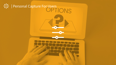 Thumbnail for How to Set the Recording Options in Kaltura Capture