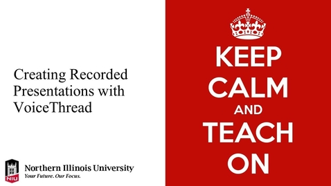 Thumbnail for Creating Recorded Presentations with VoiceThread