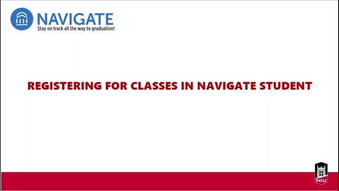 Thumbnail for Step 3 - Register for classes using Navigate Student Planner