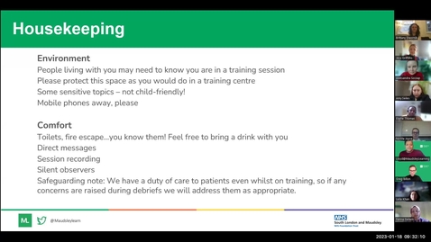 Thumbnail for Essential debrief skills 18th &amp; 19th Jan '23 video1900046292
