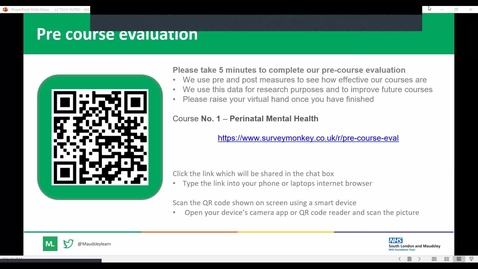 Thumbnail for Essential Debrief Skills - Perinatal MH Services 17.10.22 video1259777711