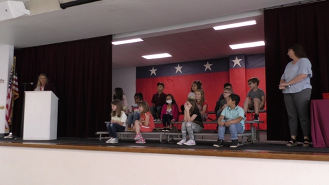 Thumbnail for Wild Peach Elementary Awards 5.24.2021 - 1st Grade Bowen