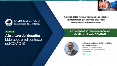 Miniatura para la entrada Webinar #1 _ La perspectiva macroeconómica de México frente al COVID-19
