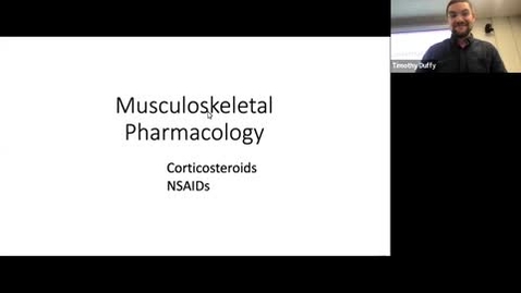 Thumbnail for entry Lecture 11: MSK Pharmacolgy and Knee