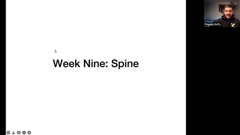 Thumbnail for entry Lecture 9: Spine 