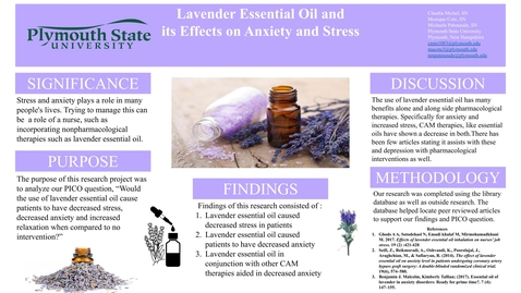 Thumbnail for entry Lavender and its Effects on Anxiety and Stress