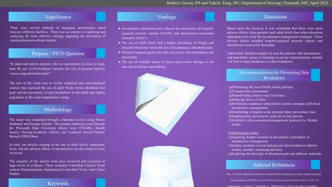 Thumbnail for Use of Adult Briefs Versus Absorbent Pads and Their Effects on the Skin