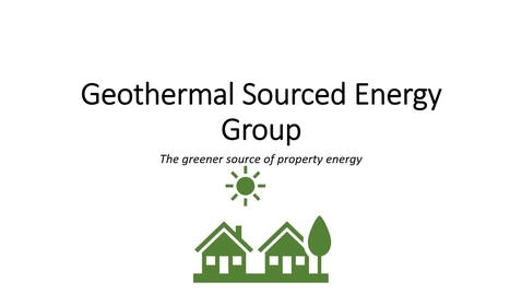 Thumbnail for entry Geothermal Sourced Energy Group Entrepreneurial Venture