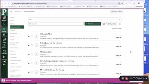 Thumbnail for Erasing Old Announcemets and Accessing Student Emails