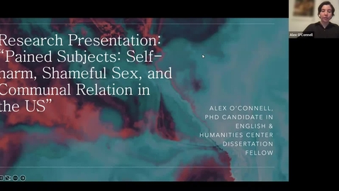 Thumbnail for “Pained Subjects: Self-harm, Shameful Sex, and Communal Relation in the US”