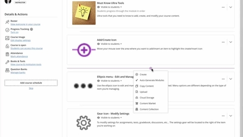 Thumbnail for Course Tools | Navigation Overview | Blackboard