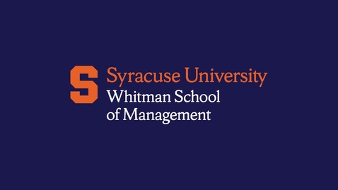 Thumbnail for Syracuse University Talks Business Webinar: What Do Inflation, Interest Rates, and FX Risks Mean for Businesses and the Labor Market