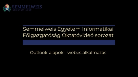 Thumbnail for Outlook-alapok - webes alkalmazás