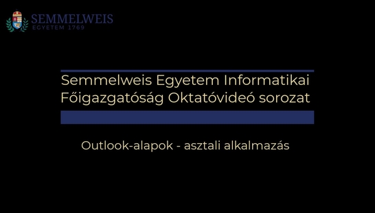 Outlook-alapok - asztali alkalmazás