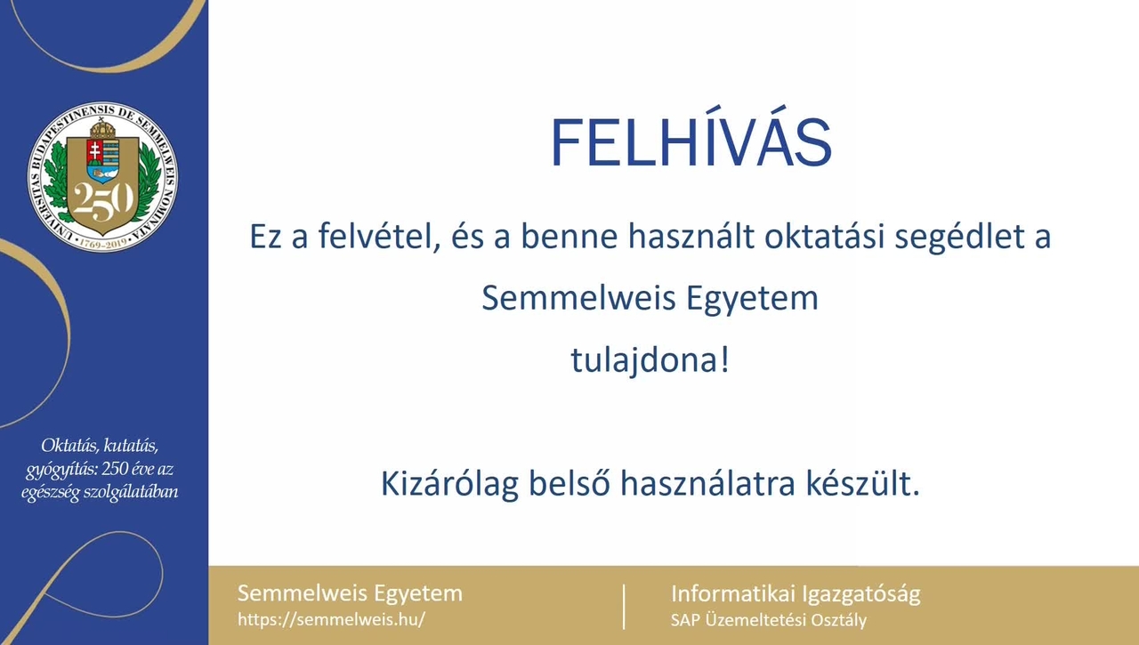 SAP Általános ismeretek