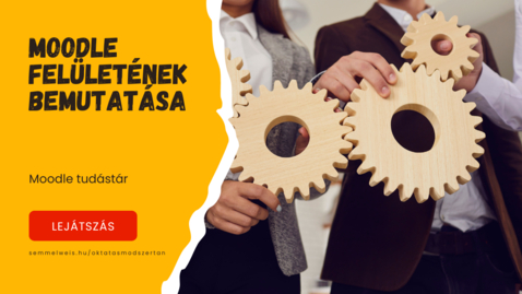 Thumbnail for Moodle felületének bemutatása