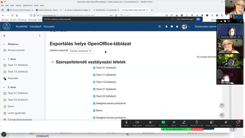 Thumbnail for Moodle-funkciók haladóknak - 01 - Osztályozónapló