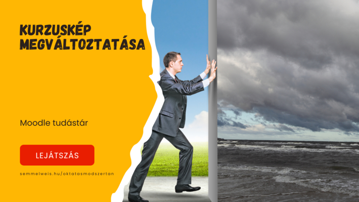 Moodle - Kurzuskép megváltoztatása