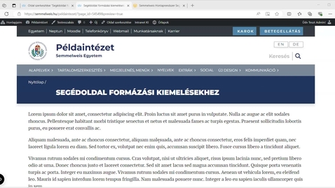 Thumbnail for WordPress útmutató: formázási kiemelések